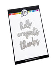 Catherine Pooler Designs - Dies - Scripted Sentiments Trio-ScrapbookPal