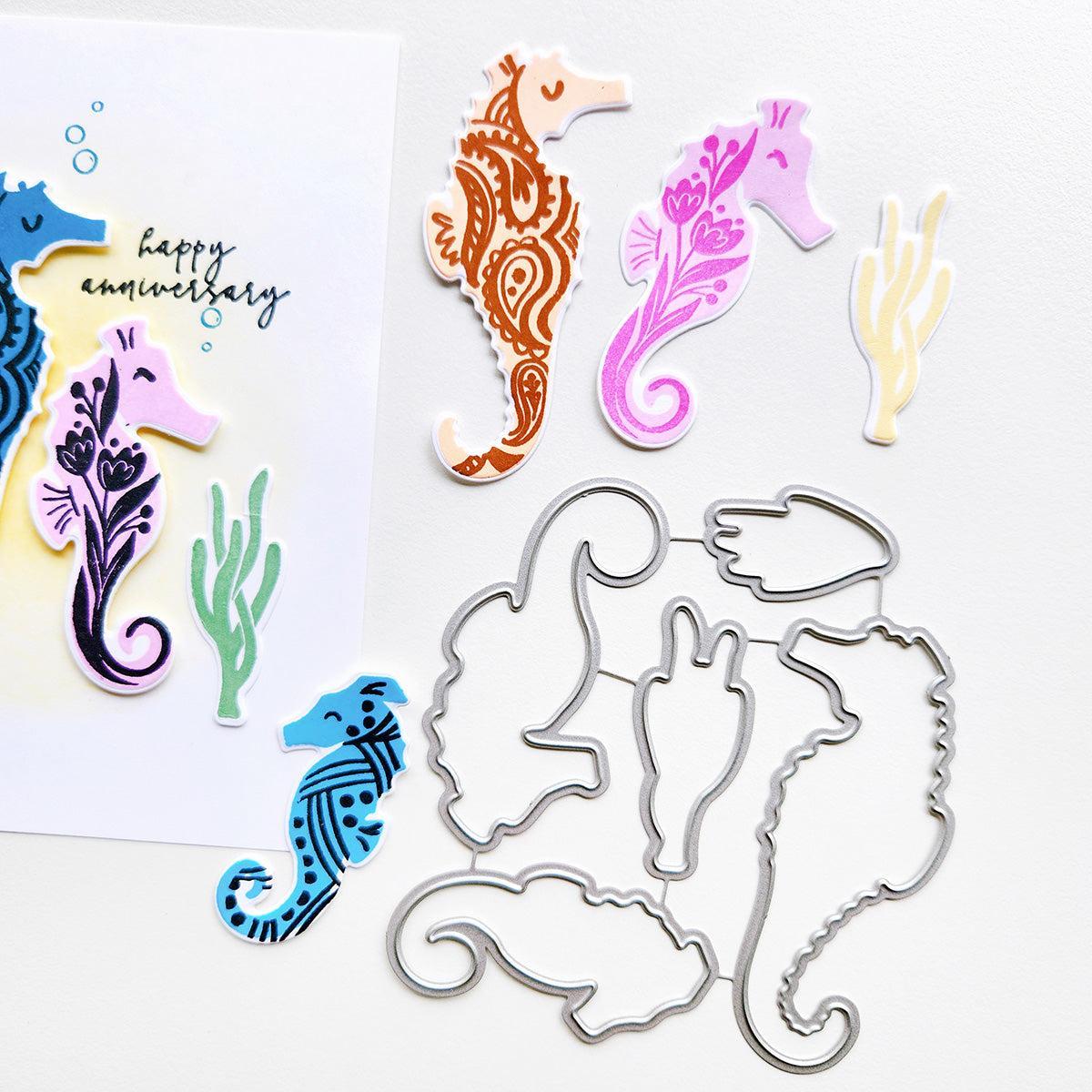 Catherine Pooler Designs - Dies - Seahorses on Parade-ScrapbookPal