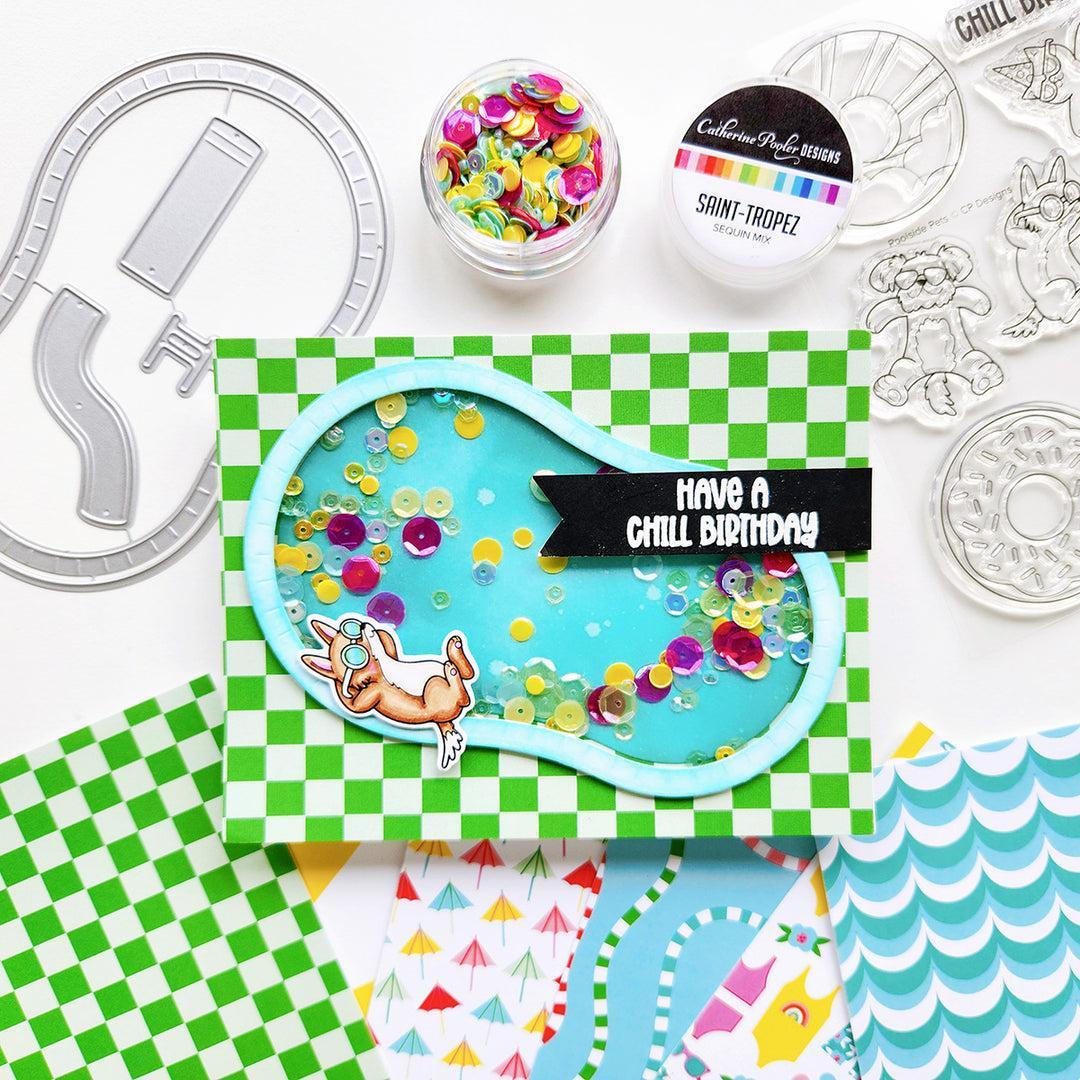 Catherine Pooler Designs - Dies - Take a Dip Shaker-ScrapbookPal