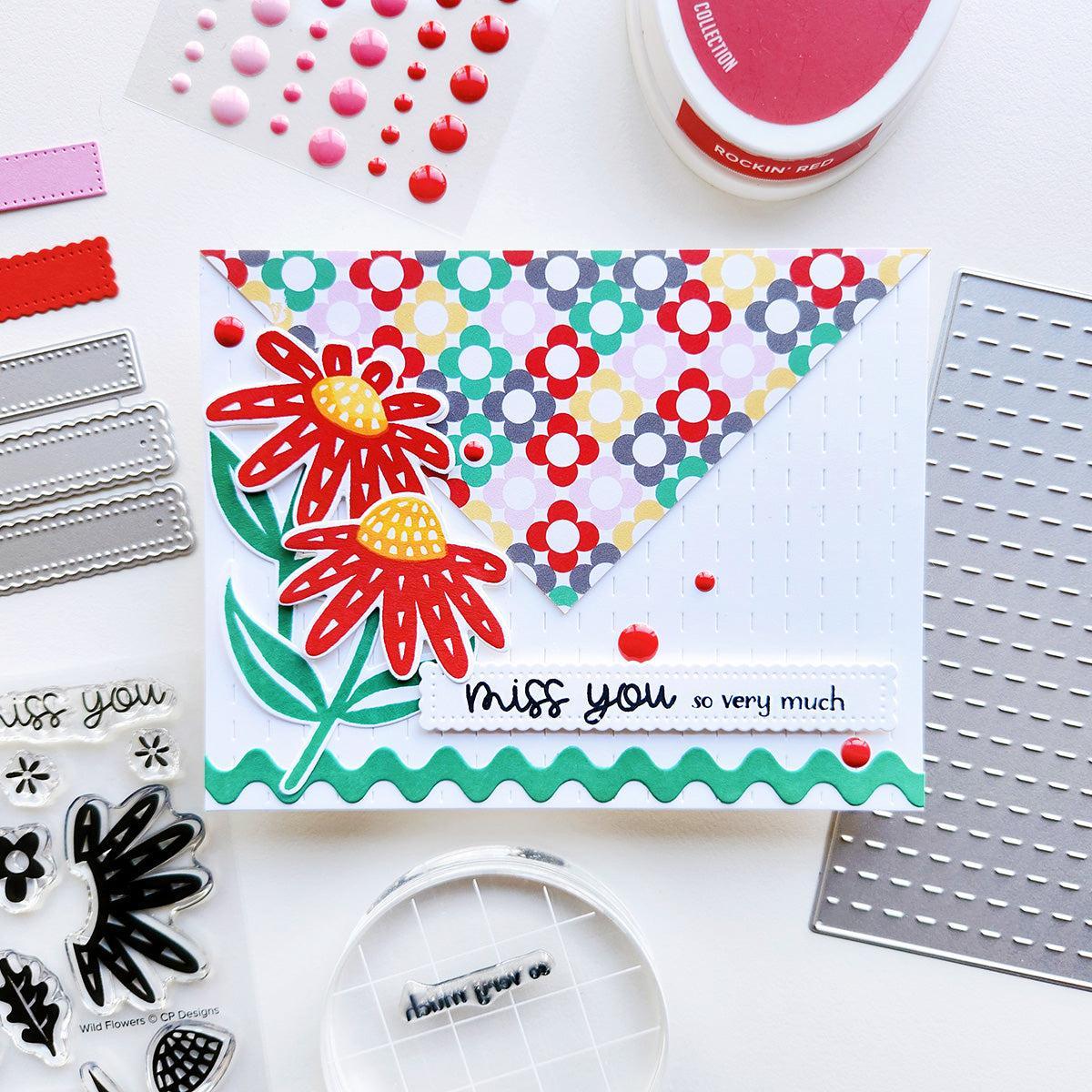 Catherine Pooler Designs - Clear Stamps - Wild Flowers-ScrapbookPal