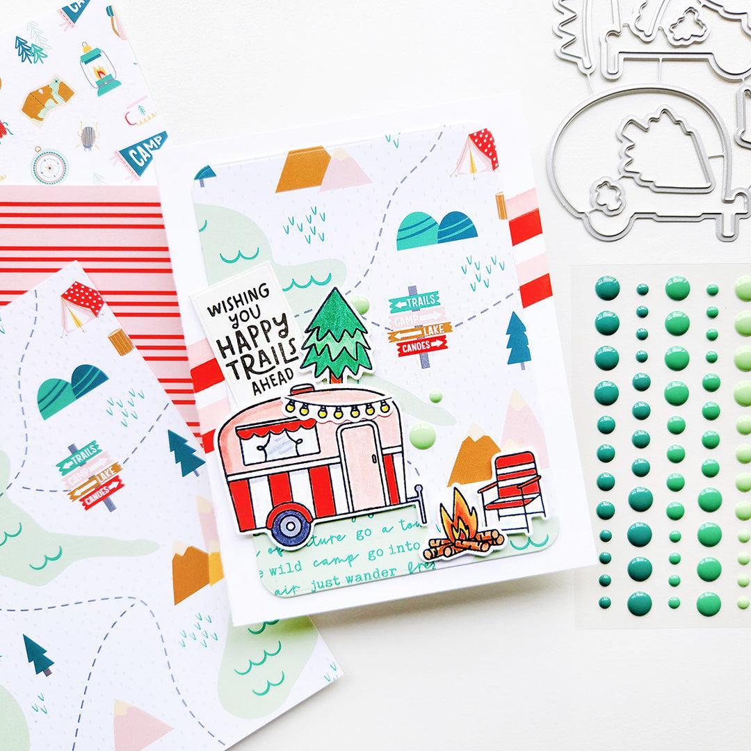 Catherine Pooler Designs - Enamel Dots - Party Greens-ScrapbookPal