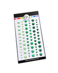 Catherine Pooler Designs - Enamel Dots - Party Greens-ScrapbookPal