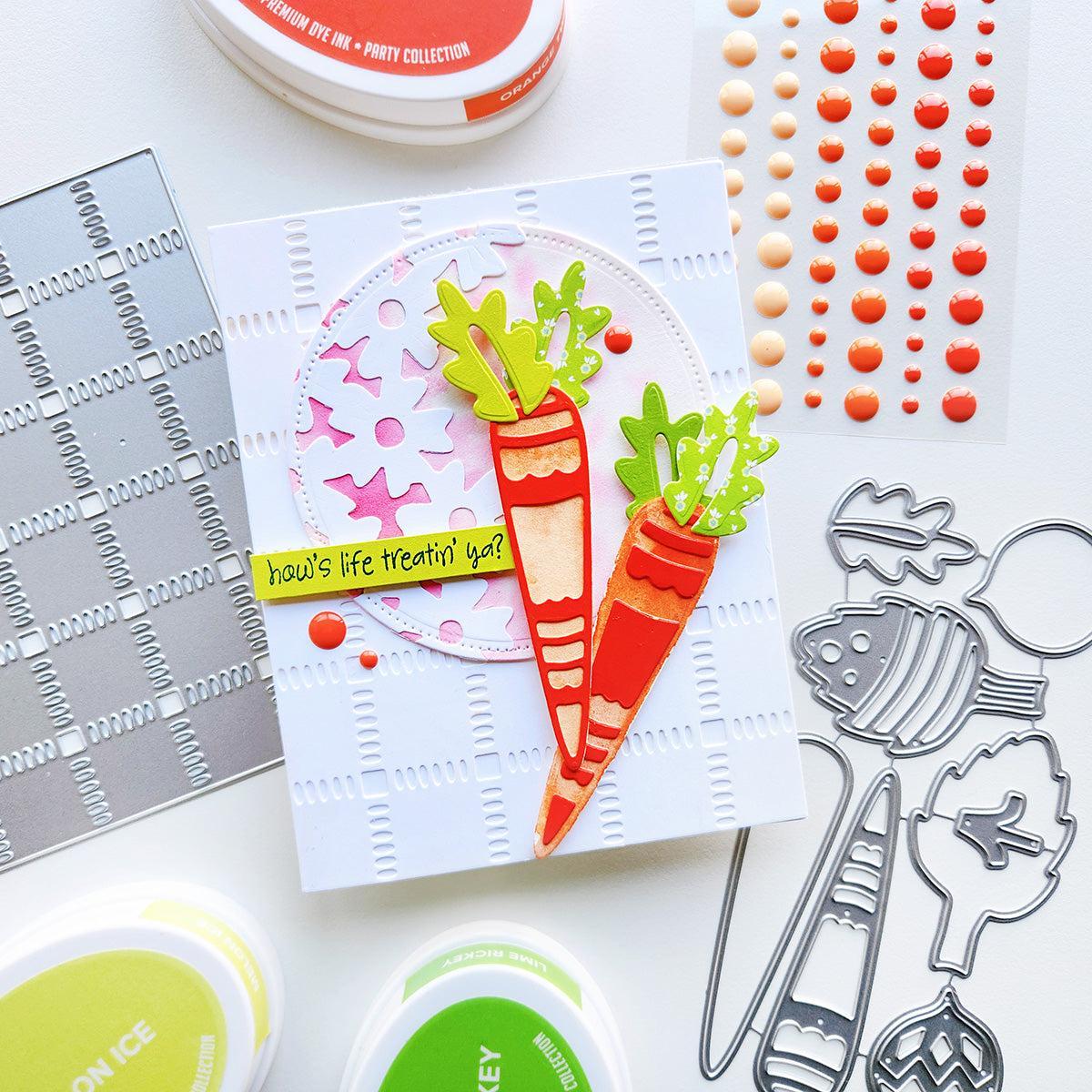 Catherine Pooler Designs - Enamel Dots - Party Oranges-ScrapbookPal