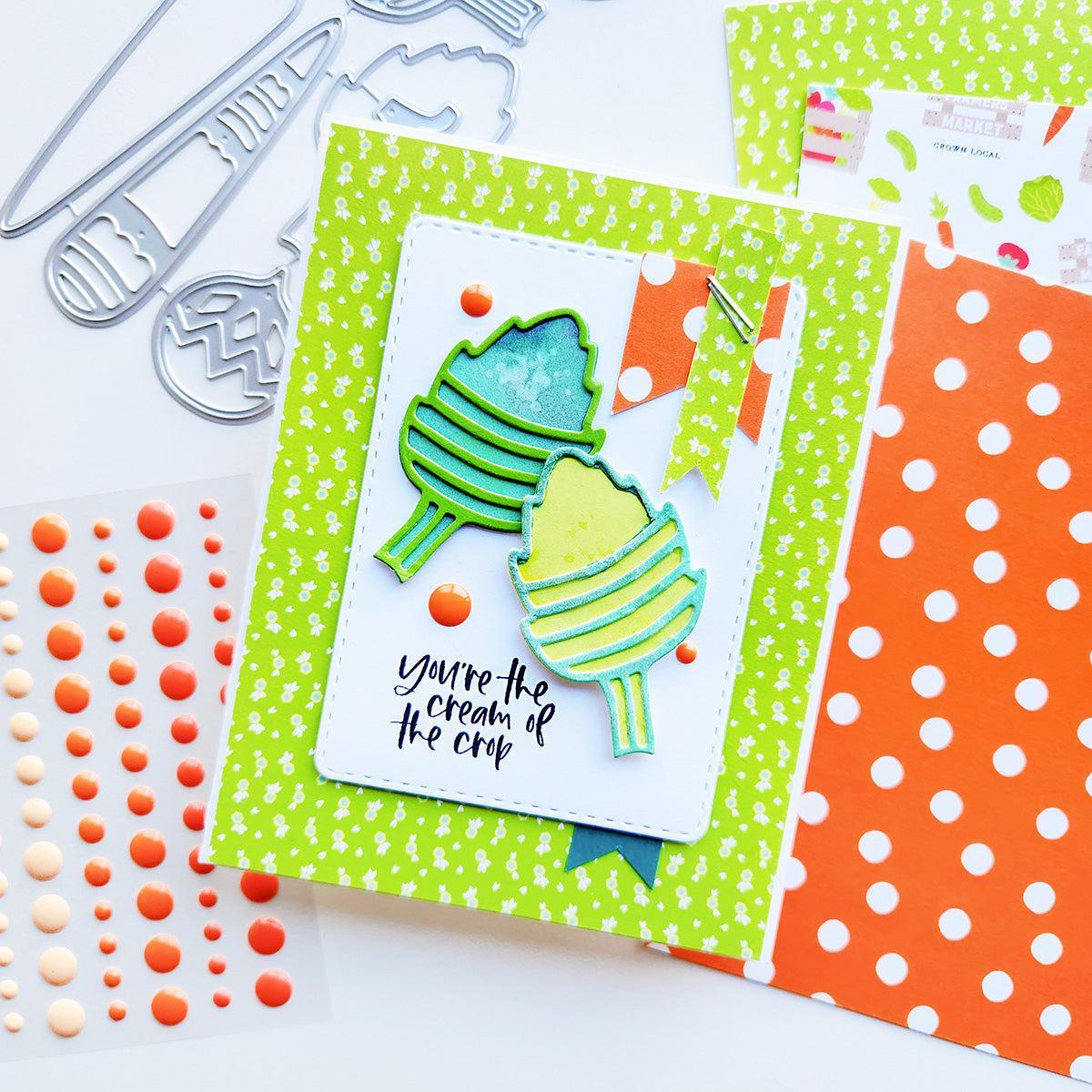 Catherine Pooler Designs - Enamel Dots - Party Oranges-ScrapbookPal