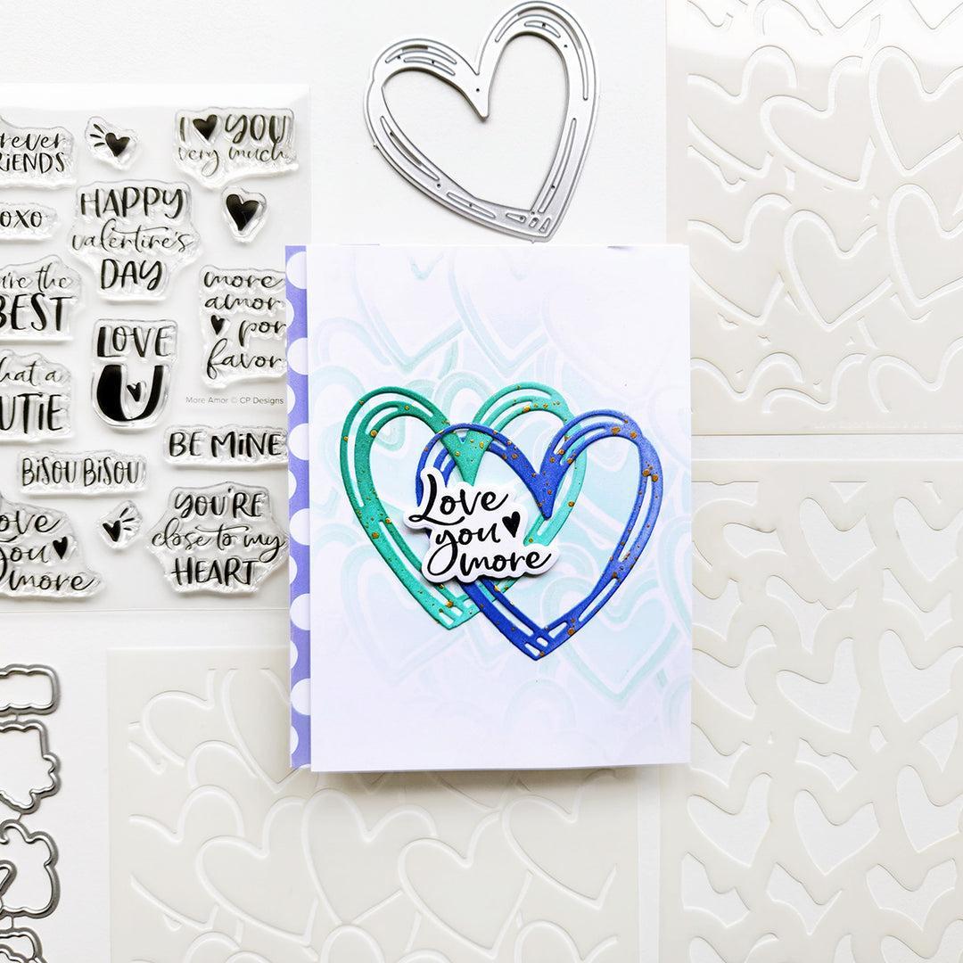 Catherine Pooler Designs - Layered Stencils - Love Stack-ScrapbookPal