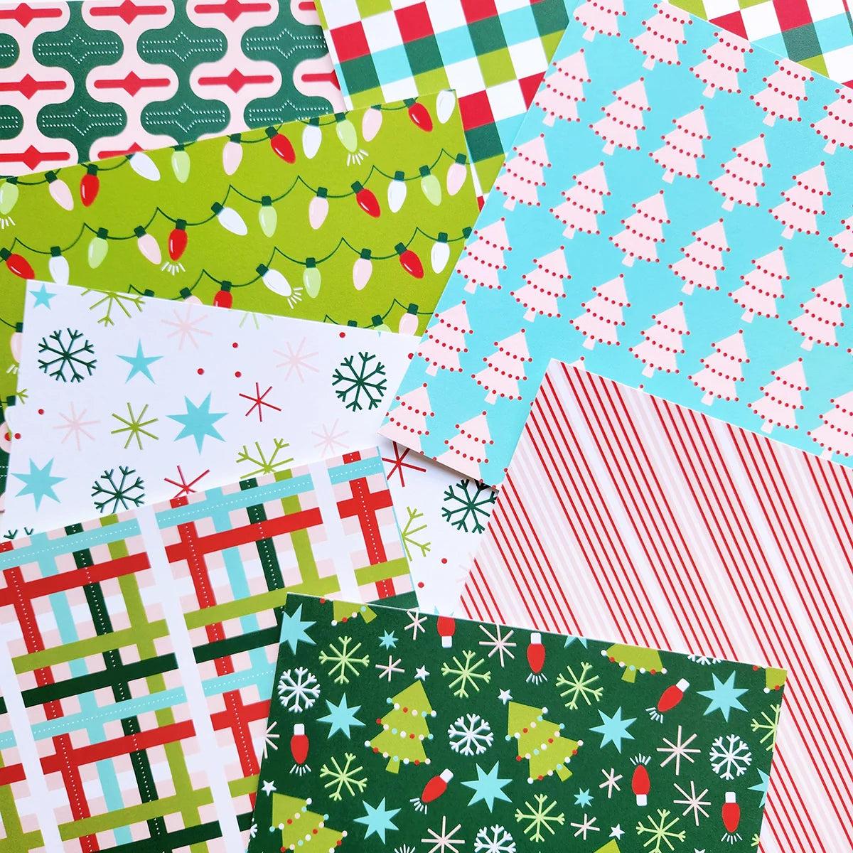 Catherine Pooler Designs - Patterned Paper - Jolly & Bright-ScrapbookPal