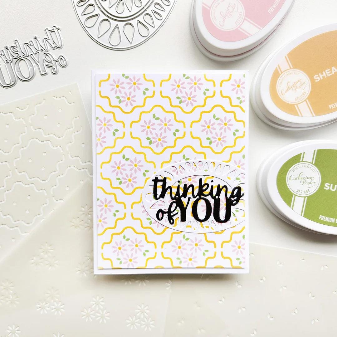 Catherine Pooler Designs - Patterned Paper - Signature Thinking of You-ScrapbookPal