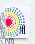 Catherine Pooler Designs - Stencils - Circle Burst-ScrapbookPal