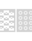 Catherine Pooler Designs - Stencils - Flirty Blooms-ScrapbookPal