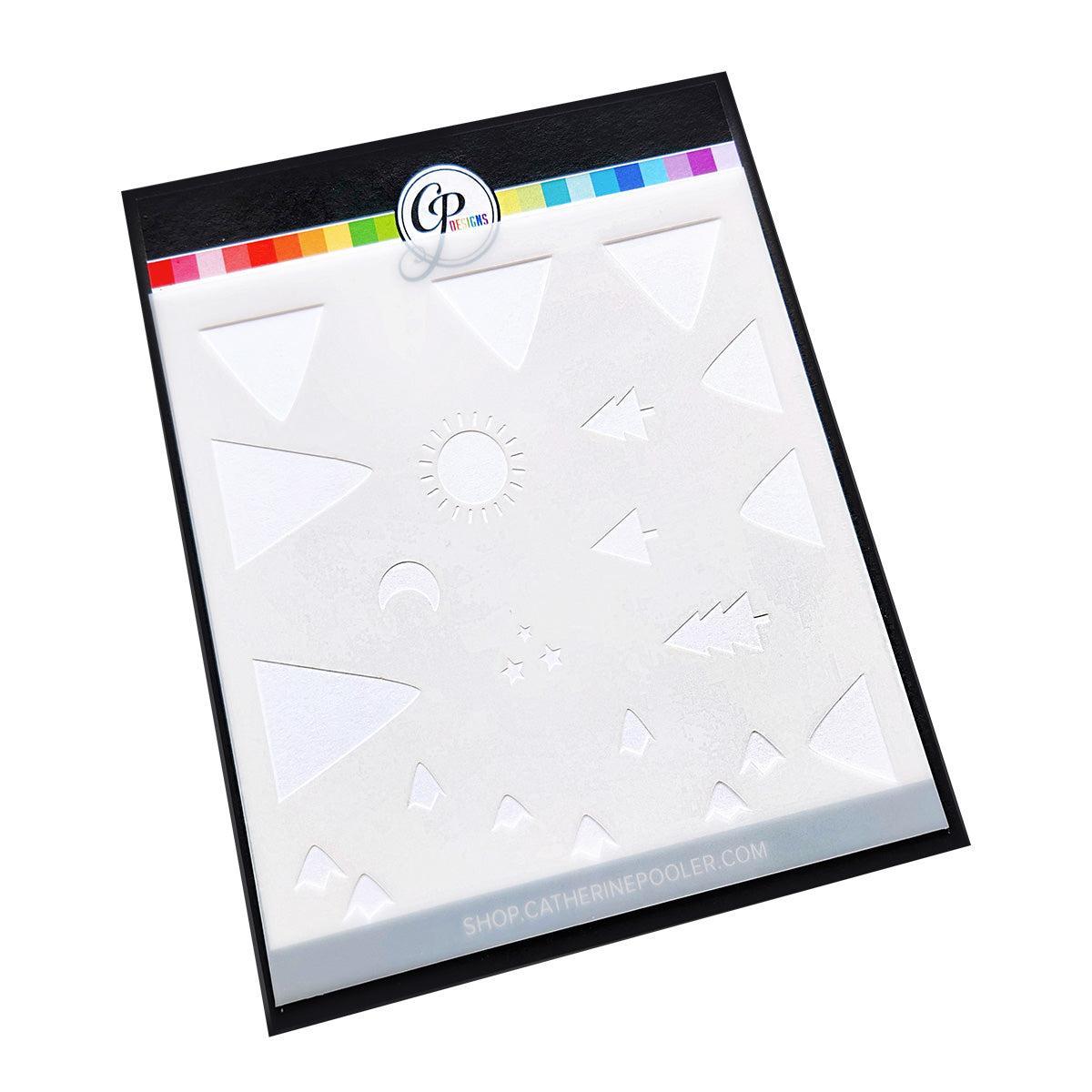 Catherine Pooler Designs - Stencils - Peak View-ScrapbookPal