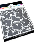 Catherine Pooler Designs - Stencils - Scribbled Hearts