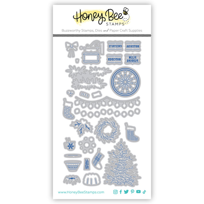 Honey Bee Stamps - Honey Cuts - Christmas Market Cart Add-On
