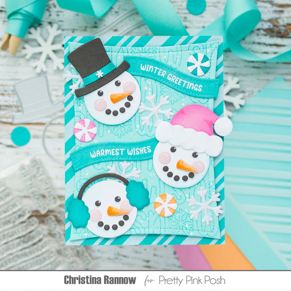 Pretty Pink Posh - Dies - Banner Greetings 1