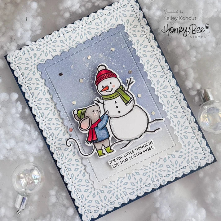Honey Bee Stamps - Merry Christmouse - 6x6 Photopolymer Stamp Set
