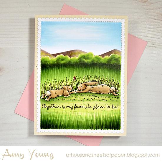 Colorado Craft Company - Clear Stamps - Anita Jeram - Bunny Love-ScrapbookPal