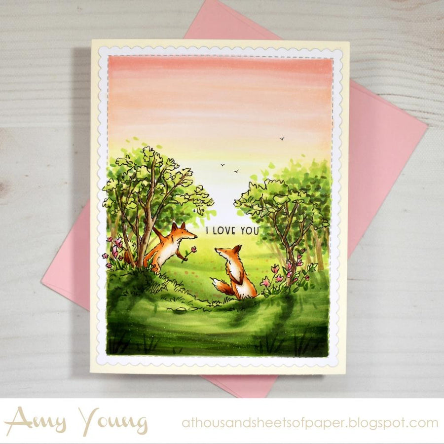 Colorado Craft Company - Clear Stamps - Anita Jeram - Forever Foxes-ScrapbookPal