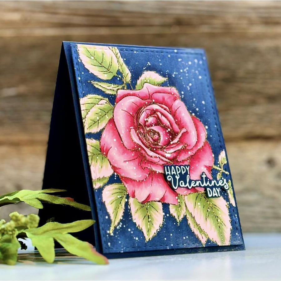 Colorado Craft Company - Clear Stamps - Big & Bold - Smell the Roses-ScrapbookPal