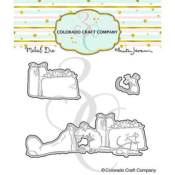 Colorado Craft Company - Dies - Anita Jeram - Sneaky Mice-ScrapbookPal