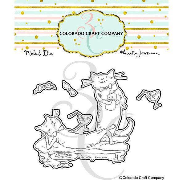 Colorado Craft Company - Dies - Anita Jeram - Spoiled Cats-ScrapbookPal
