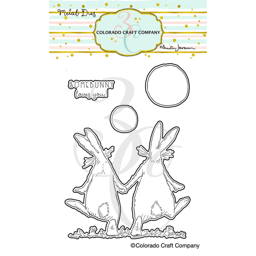 Colorado Craft Company - Dies - Anita Jeram - Sunset Rabbits-ScrapbookPal
