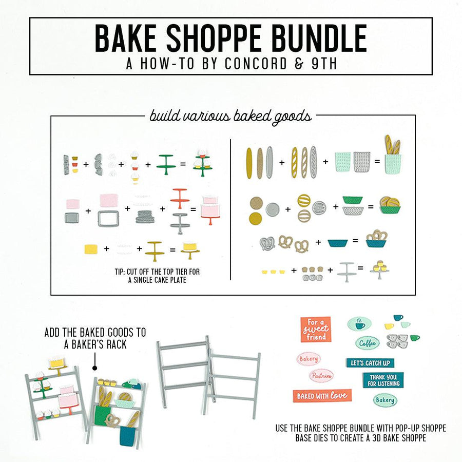 Concord & 9th - Clear Stamps - Bake Shoppe