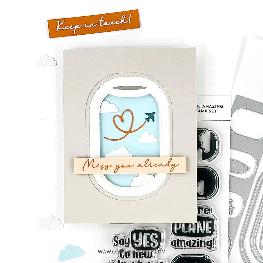Concord &amp; 9th - Clear Stamps - Plane Amazing-ScrapbookPal
