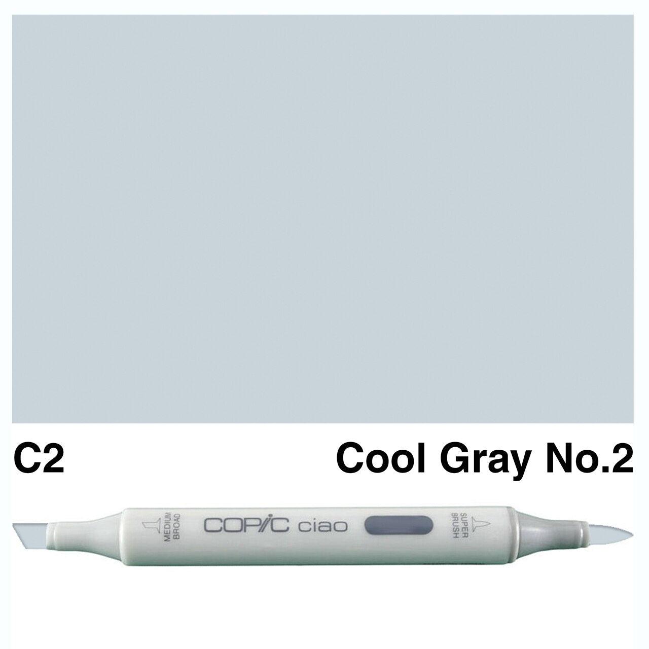 Copic - Ciao Marker - Cool Gray - C2-ScrapbookPal