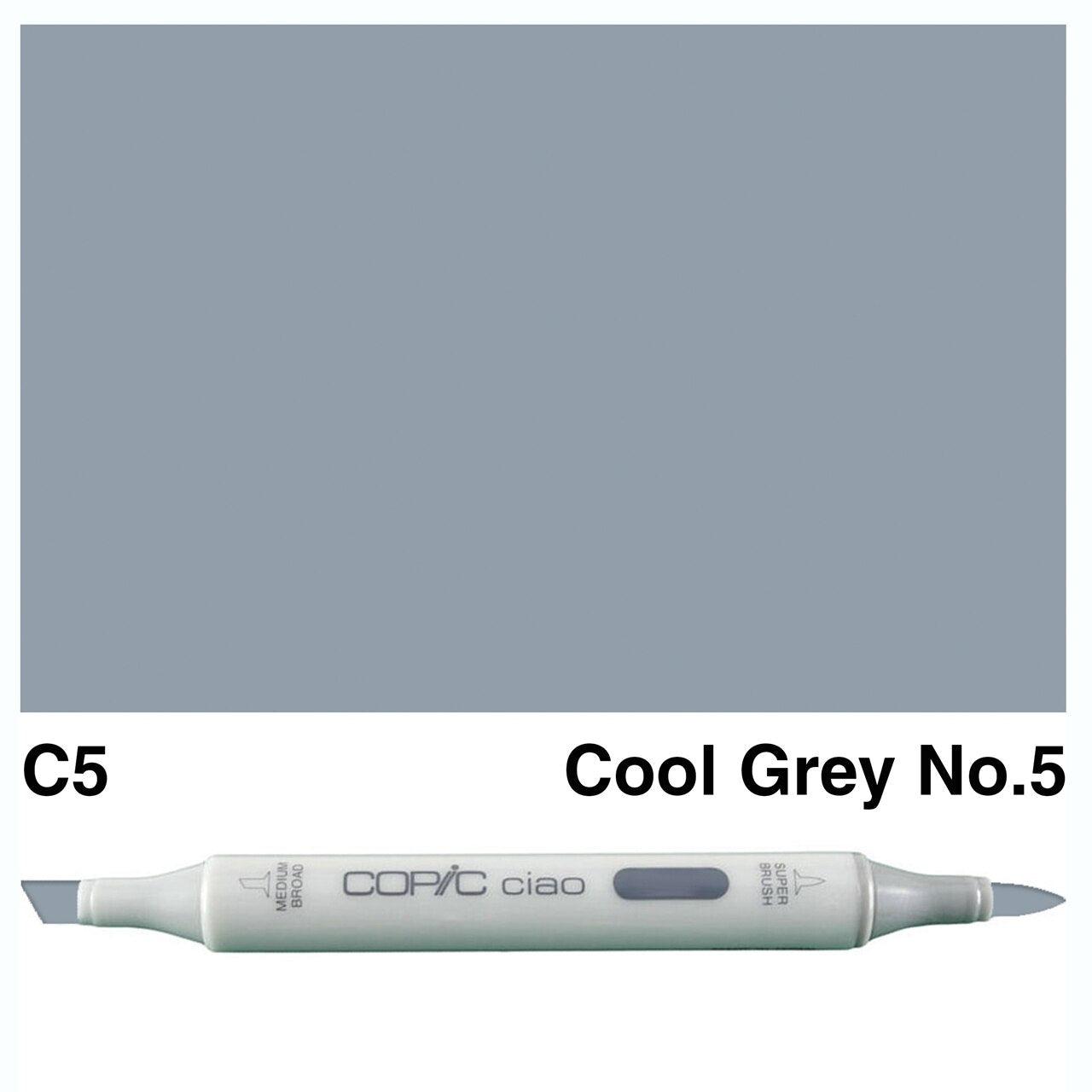 Copic - Ciao Marker - Cool Gray - C5-ScrapbookPal