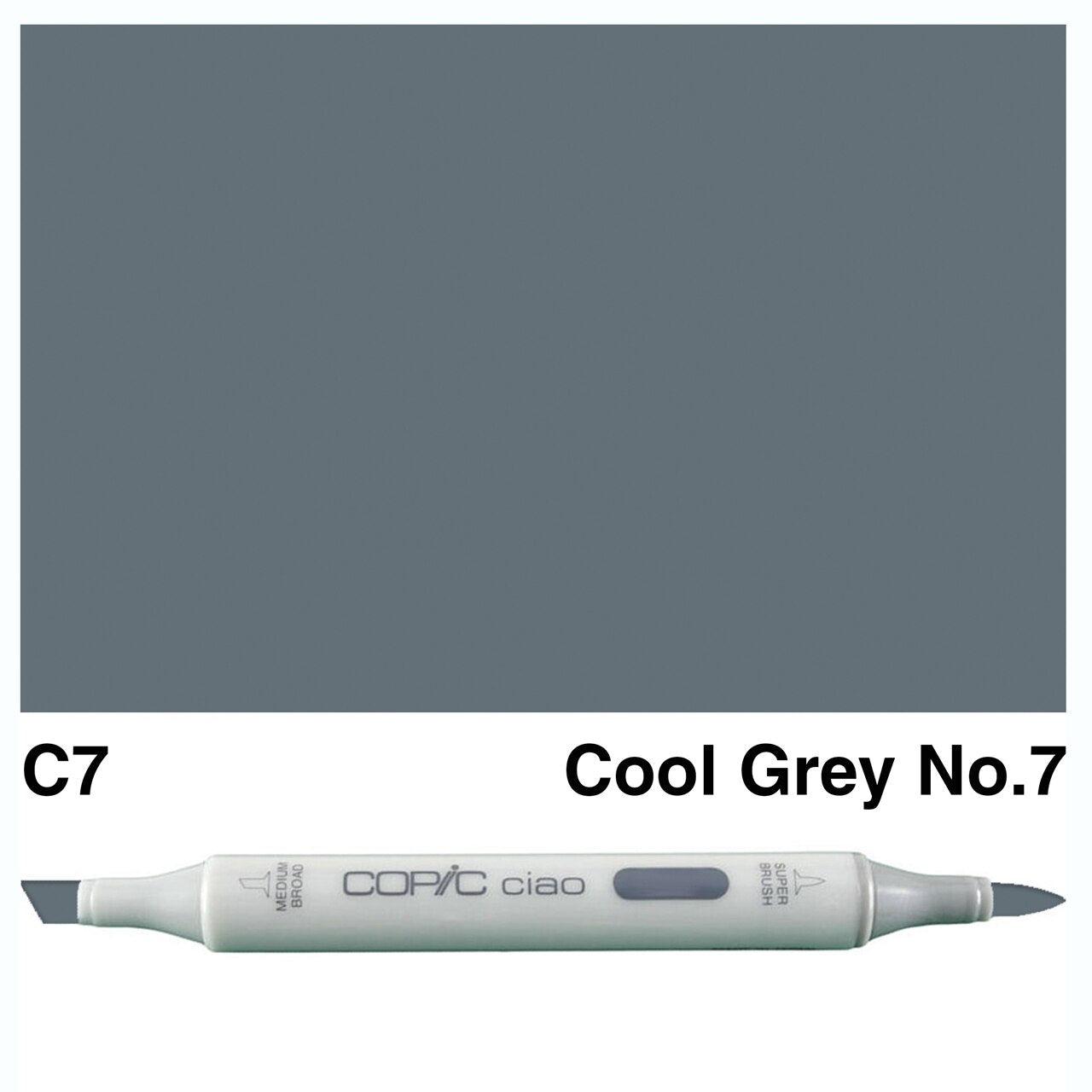 Copic - Ciao Marker - Cool Gray - C7-ScrapbookPal
