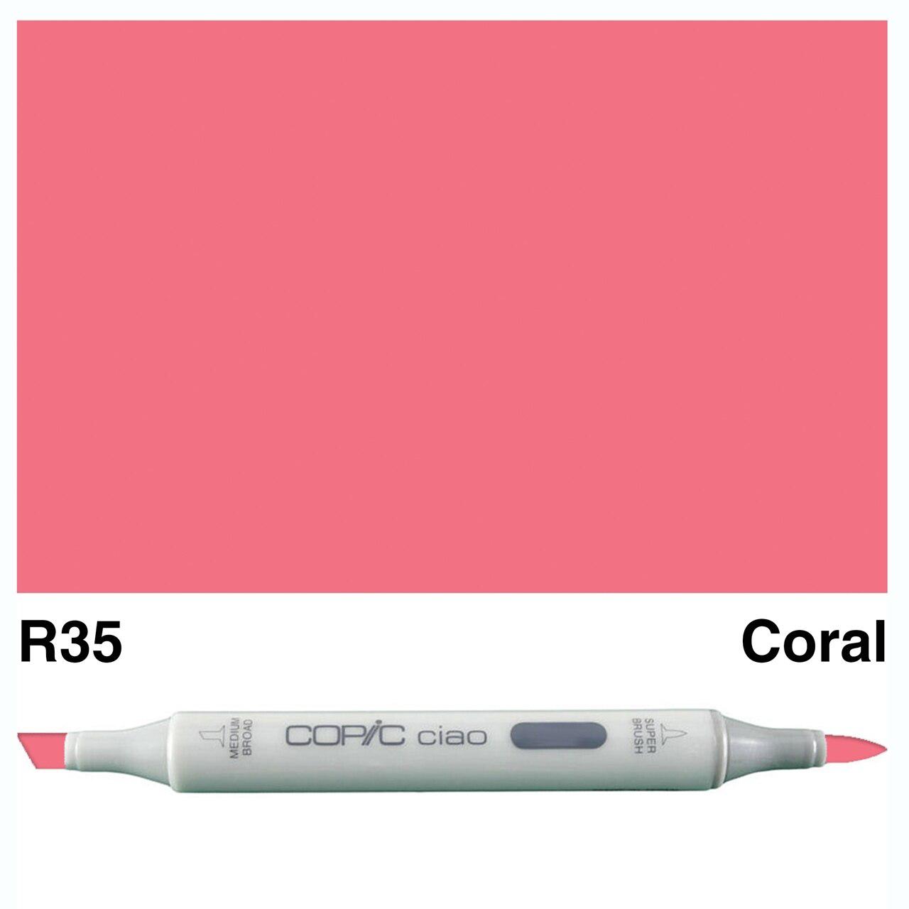 Copic - Ciao Marker - Coral - R35-ScrapbookPal