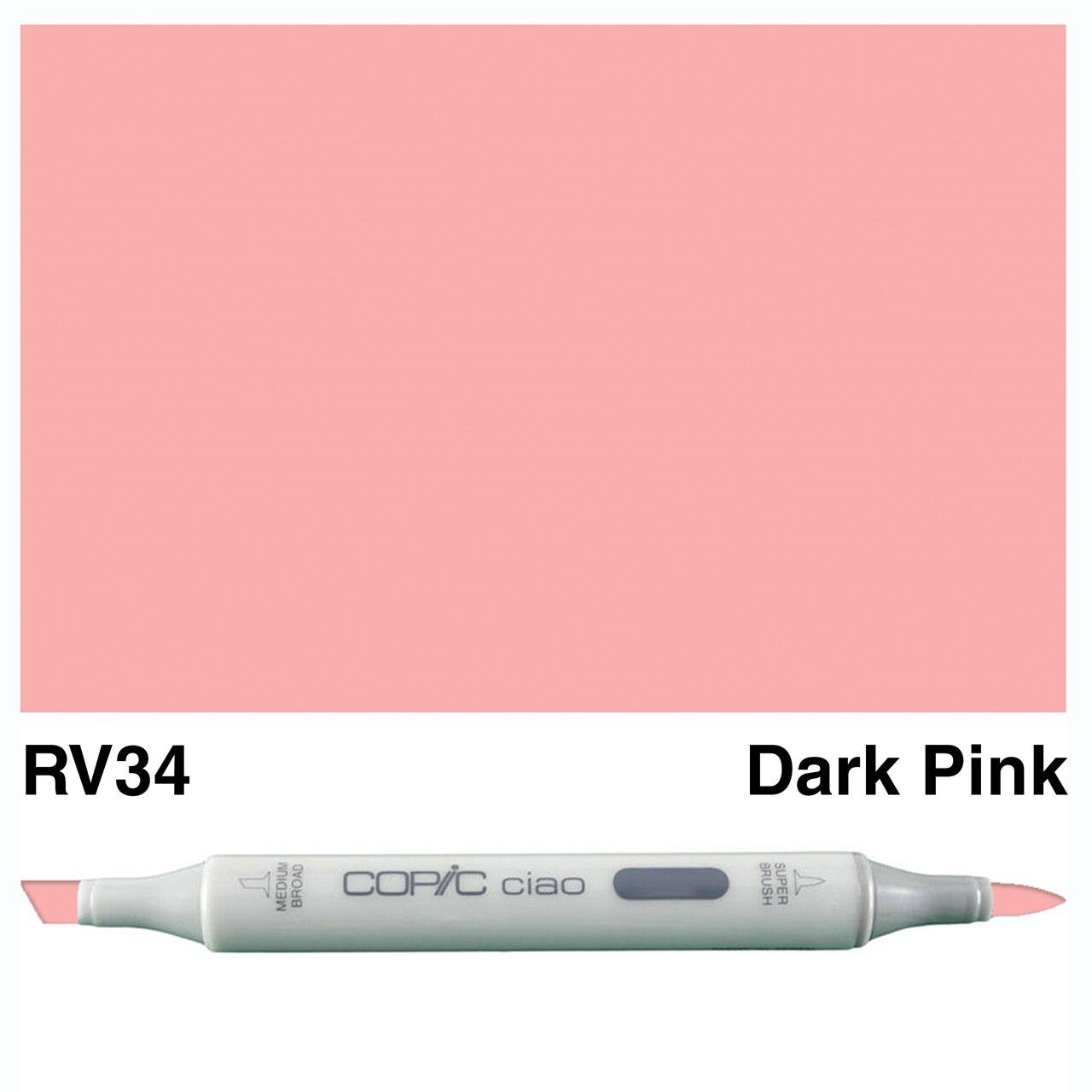 Copic - Ciao Marker - Dark Pink - RV34-ScrapbookPal