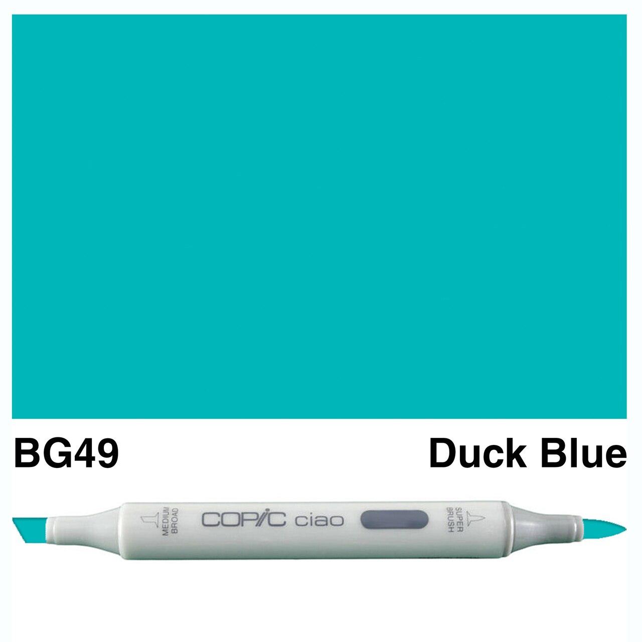Copic - Ciao Marker - Duck Blue - BG49-ScrapbookPal