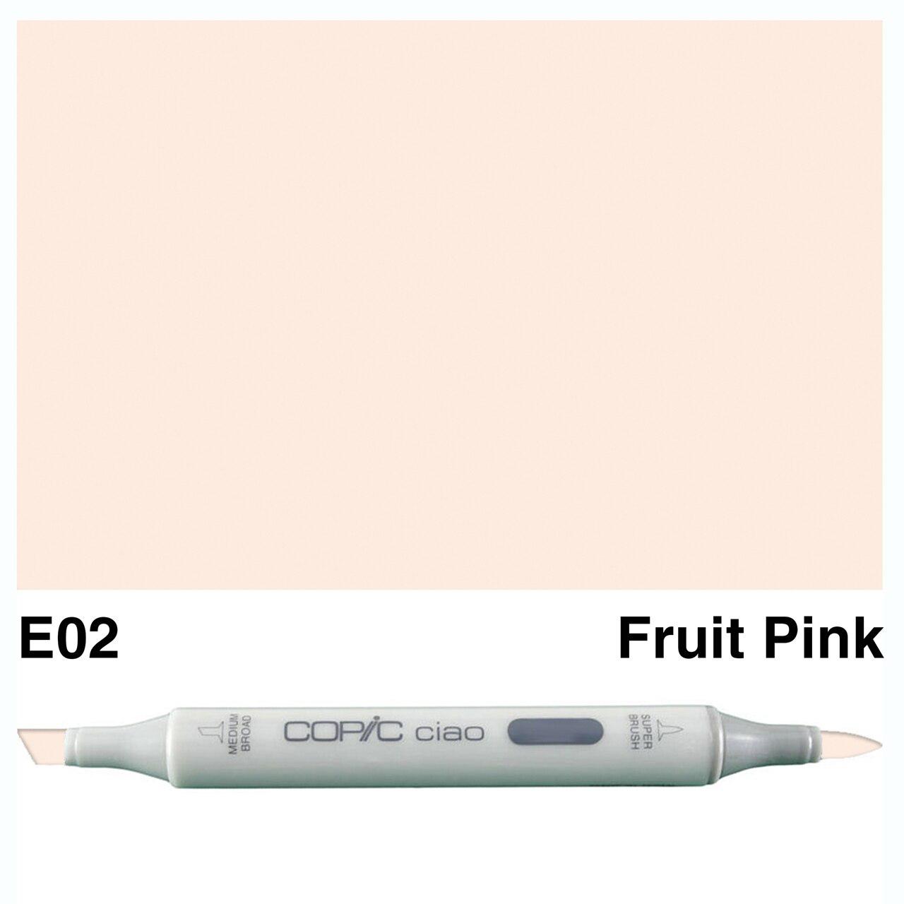 Copic - Ciao Marker - Fruit Pink - E02-ScrapbookPal