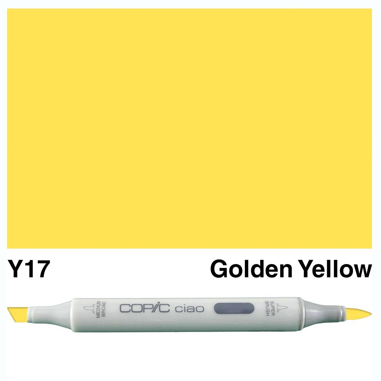 Copic - Ciao Marker - Golden Yellow - Y17-ScrapbookPal