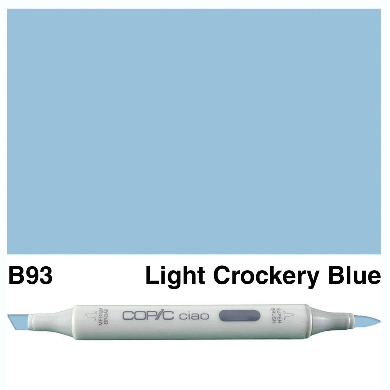 Copic - Ciao Marker - Light Crockery Blue - B93-ScrapbookPal