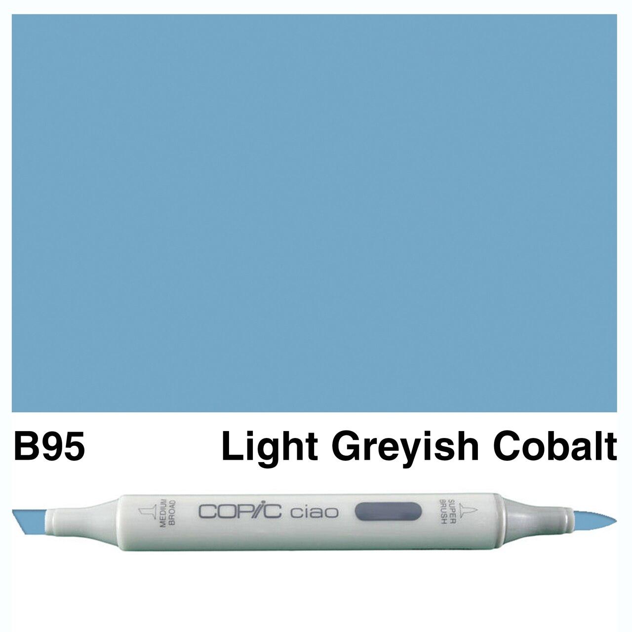 Copic - Ciao Marker - Light Grayish Cobalt - B95-ScrapbookPal