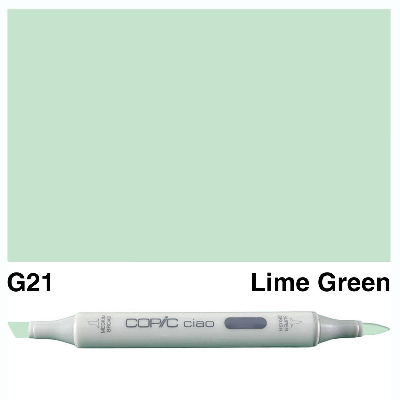 Copic - Ciao Marker - Lime Green - G21-ScrapbookPal