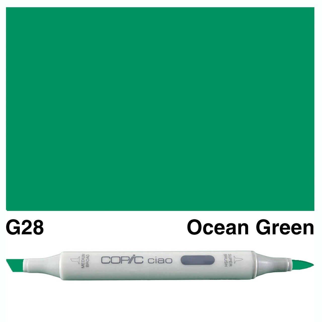 Copic - Ciao Marker - Ocean Green - G28-ScrapbookPal