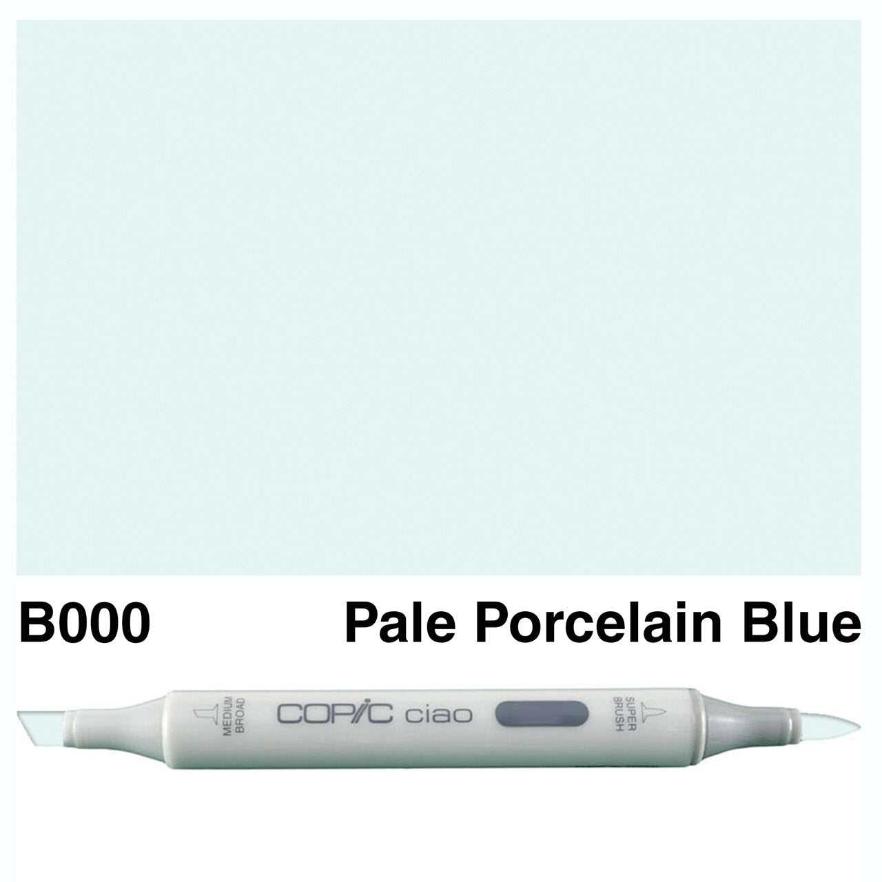 Copic - Ciao Marker - Pale Porcelain Blue - B000-ScrapbookPal