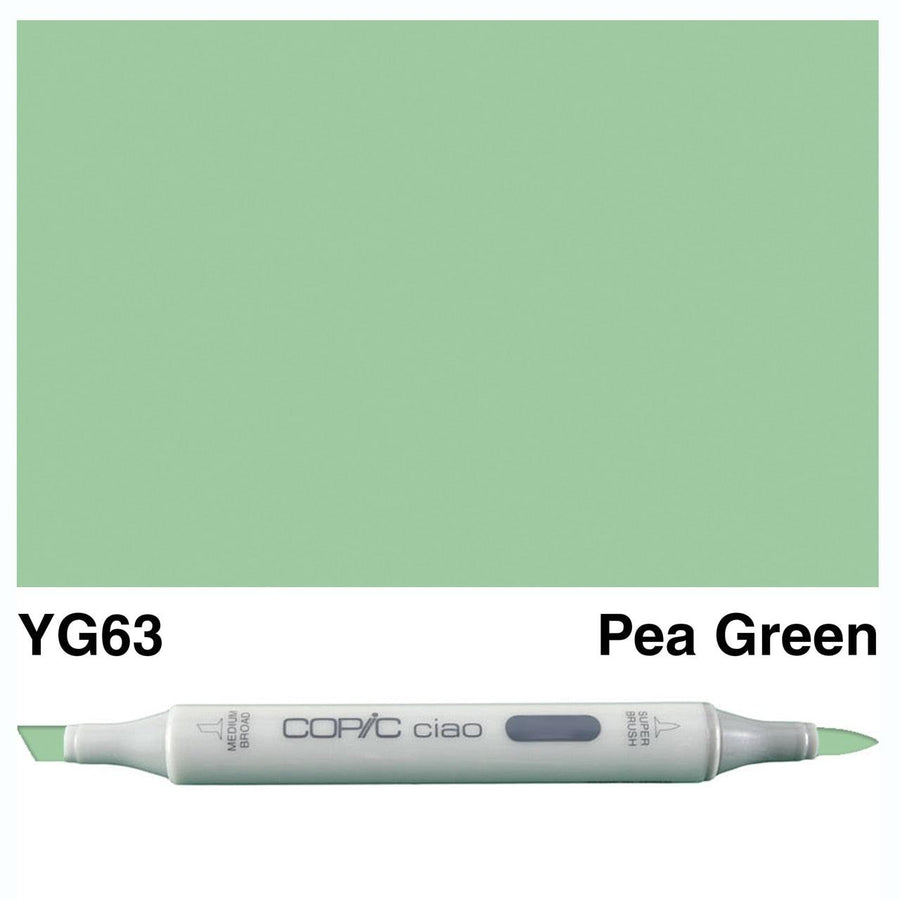 Copic - Ciao Marker - Pea Green - YG63-ScrapbookPal