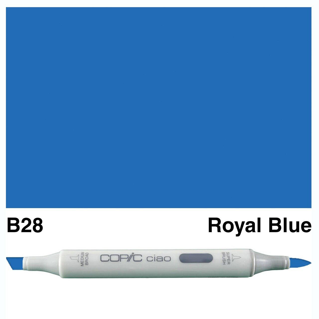 Copic - Ciao Marker - Royal Blue - B28-ScrapbookPal