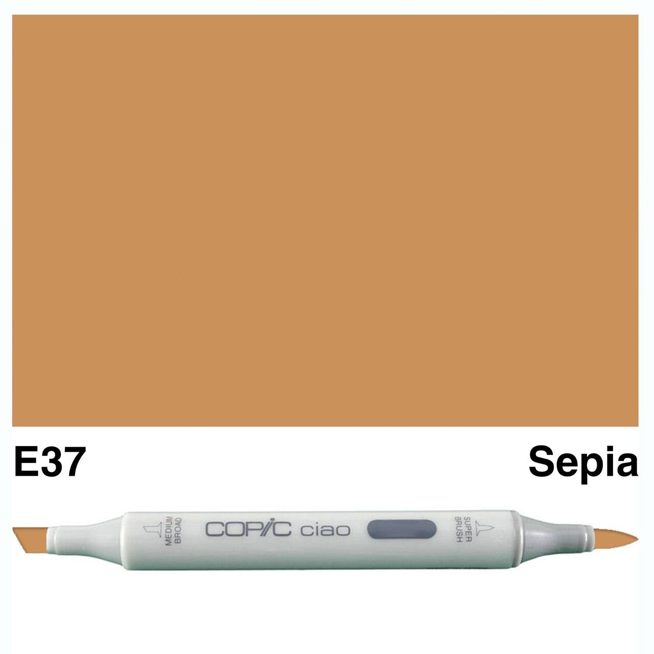 Copic - Ciao Marker - Sepia - E37-ScrapbookPal