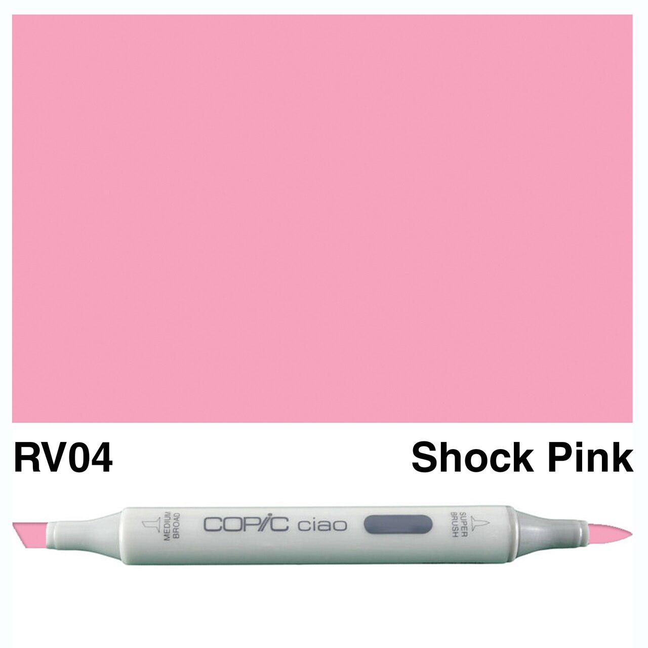 Copic - Ciao Marker - Shock Pink - RV04-ScrapbookPal