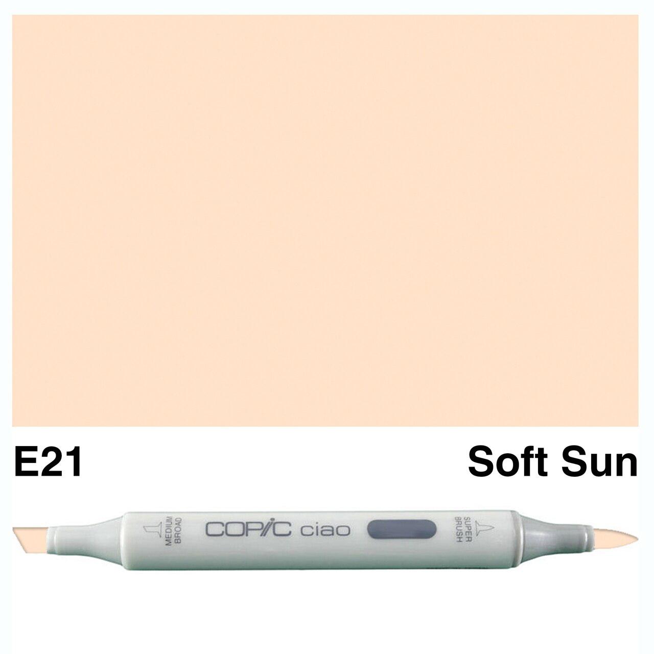 Copic - Ciao Marker - Soft Sun - E21-ScrapbookPal