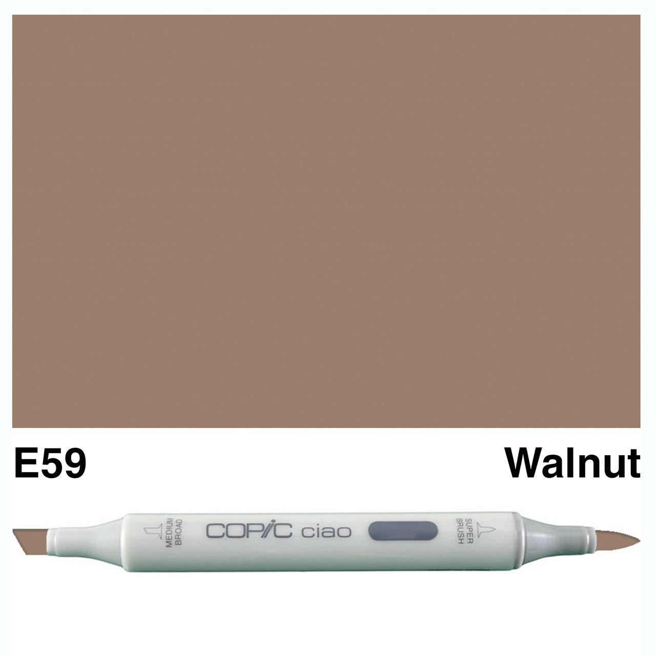 Copic - Ciao Marker - Walnut - E59-ScrapbookPal