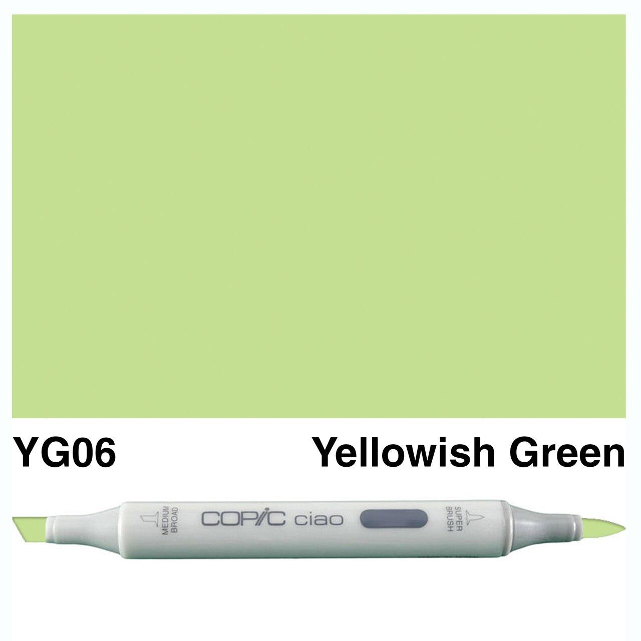 Copic - Ciao Marker - Yellowish Green - YG06-ScrapbookPal