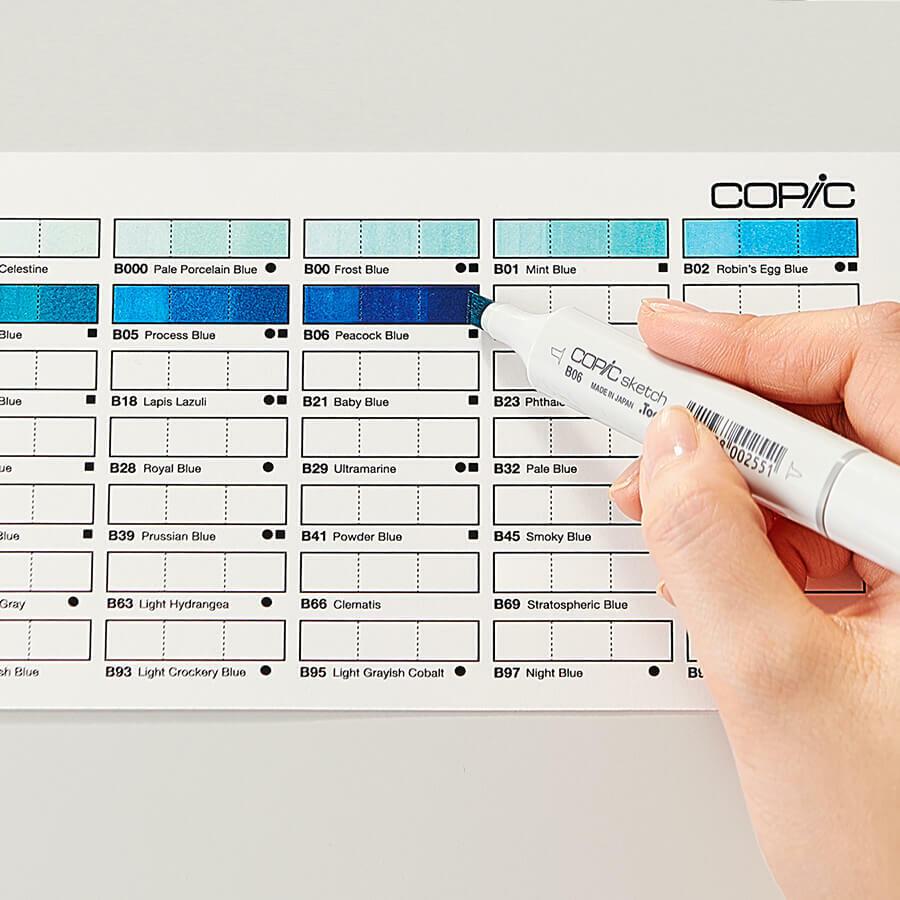 Copic - Color Swatch Cards-ScrapbookPal