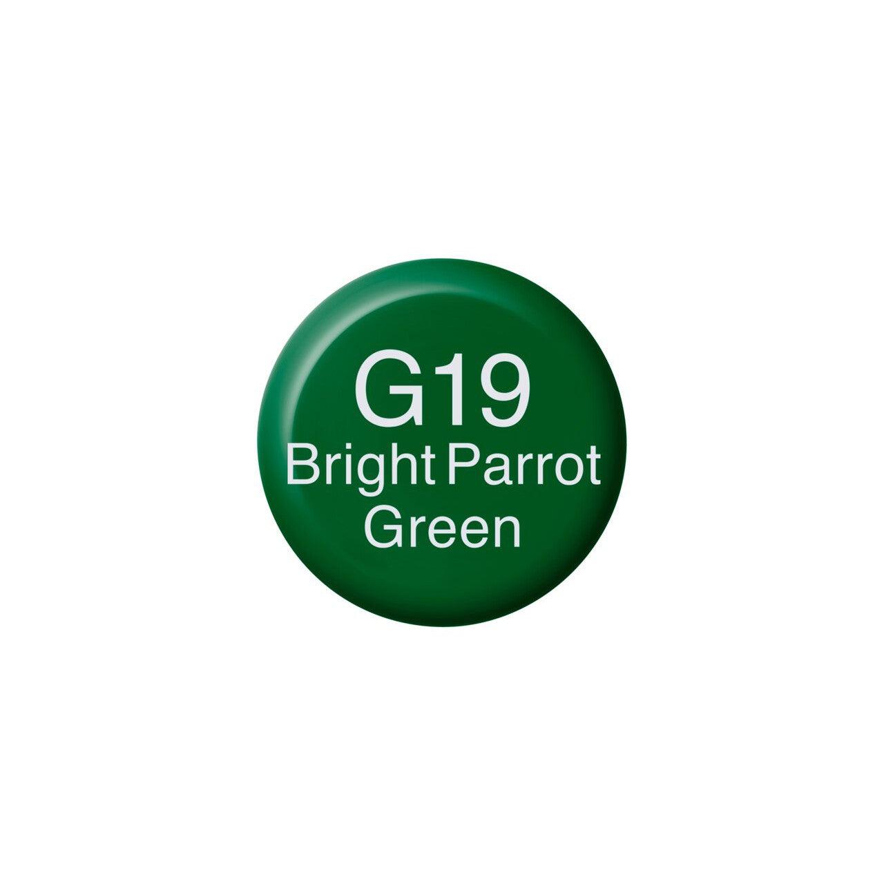 Copic - Ink Refill - Bright Parrot Green - G19-ScrapbookPal