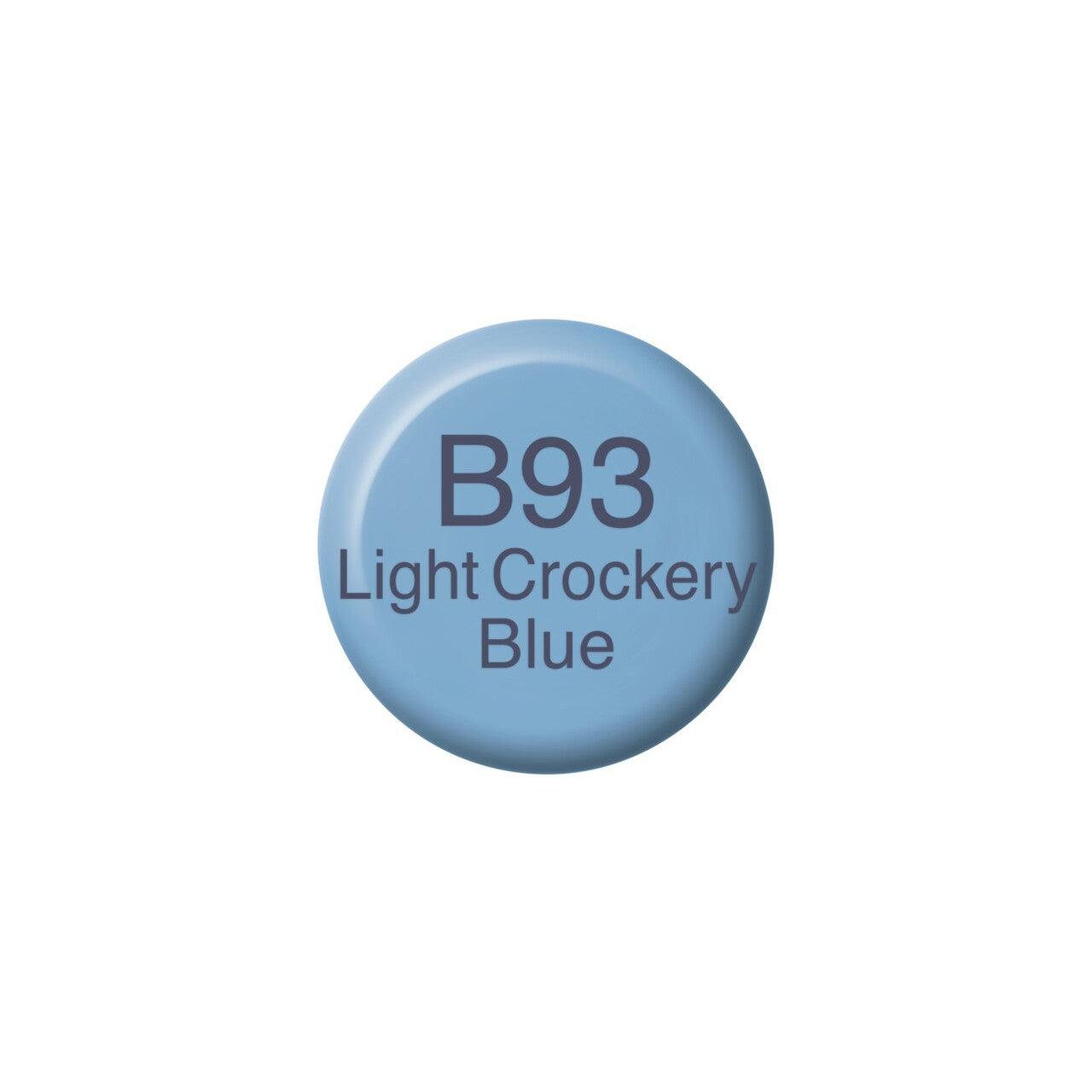 Copic - Ink Refill - Light Crockery Blue - B93-ScrapbookPal