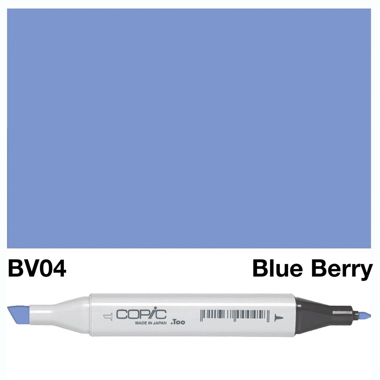 Copic - Original Marker - Blue Berry - BV04-ScrapbookPal